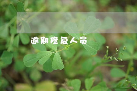 逾期修复人员 逾期修复人员