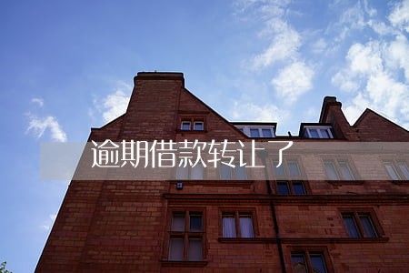 逾期借款转让了 逾期借款转让了