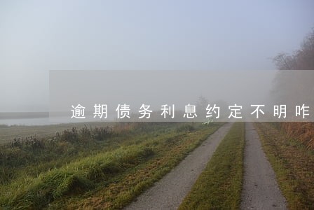 逾期债务利息约定不明咋计算 逾期债务利息约定不明咋计算