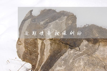 逾期债务担保纠纷 逾期债务担保纠纷