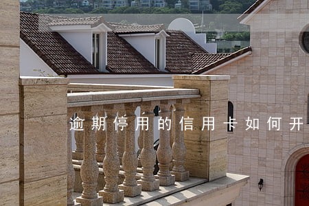 逾期停用的信用卡如何开通