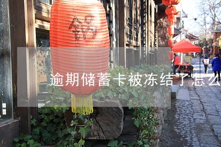 逾期储蓄卡被冻结了怎么还款 逾期储蓄卡被冻结了怎么还款