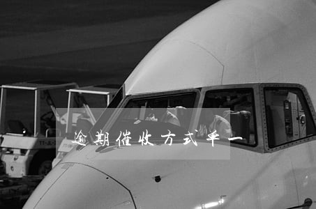 逾期催收方式单一 逾期催收方式单一