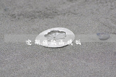 逾期催款函模板 逾期催款函模板