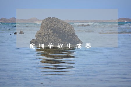 逾期催款生成器 逾期催款生成器