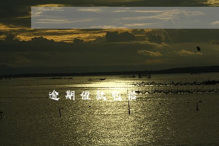 逾期催款电话 逾期催款电话
