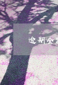 逾期全额罚息是什么