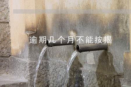 逾期几个月不能按揭 逾期几个月不能按揭