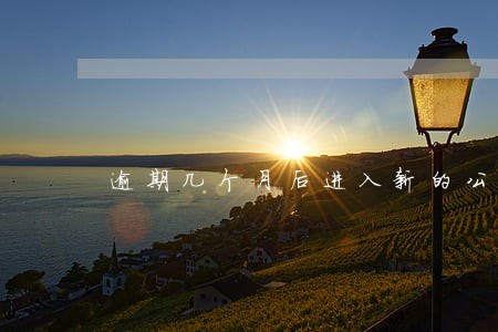 逾期几个月后进入新的公司 逾期几个月后进入新的公司