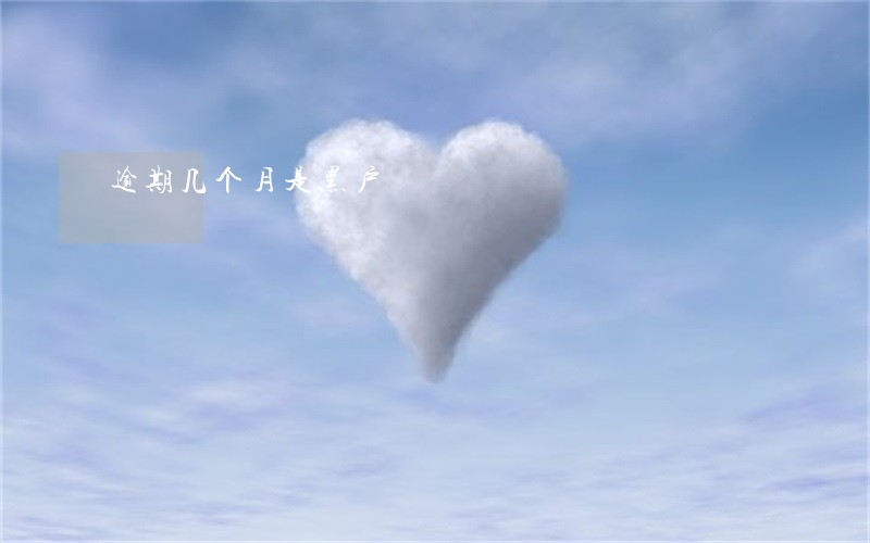 逾期几个月是黑户 逾期几个月是黑户