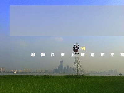 逾期几天上征信可不可以消除 逾期几天上征信可不可以消除