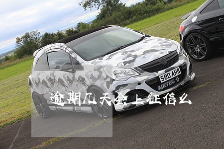 逾期几天会上征信么 逾期几天会上征信么