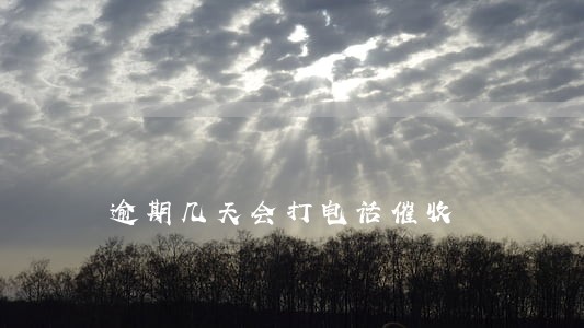逾期几天会打电话催收