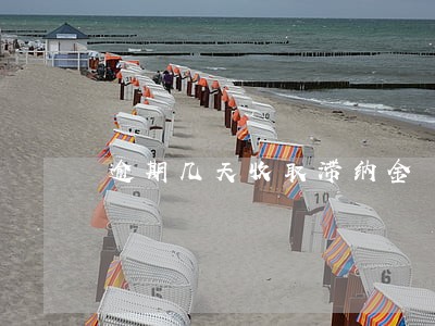 逾期几天收取滞纳金 逾期几天收取滞纳金