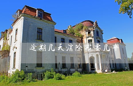 逾期几天消除需要几年