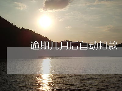 逾期几月后自动扣款