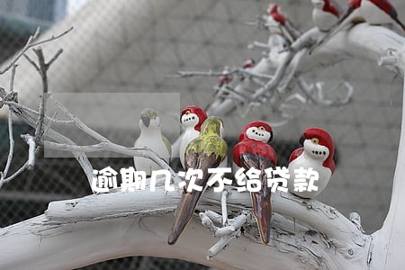 逾期几次不给贷款 逾期几次不给贷款