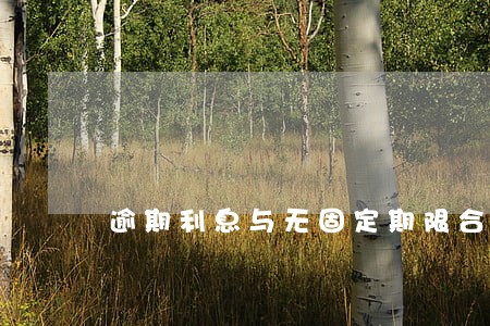 逾期利息与无固定期限合同 逾期利息与无固定期限合同
