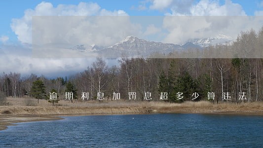 逾期利息加罚息超多少算违法 逾期利息加罚息超多少算违法