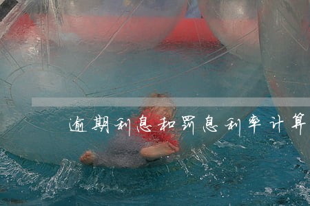 逾期利息和罚息利率计算复息 逾期利息和罚息利率计算复息