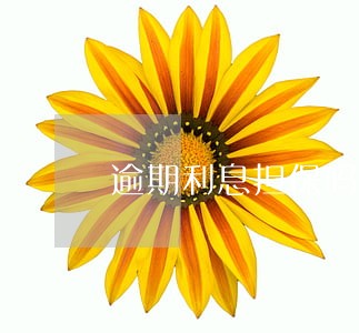 逾期利息担保吗 逾期利息担保吗