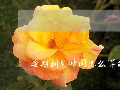 逾期利息时间怎么算的 逾期利息时间怎么算的