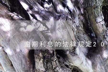 逾期利息的法律规定2021 逾期利息的法律规定2021