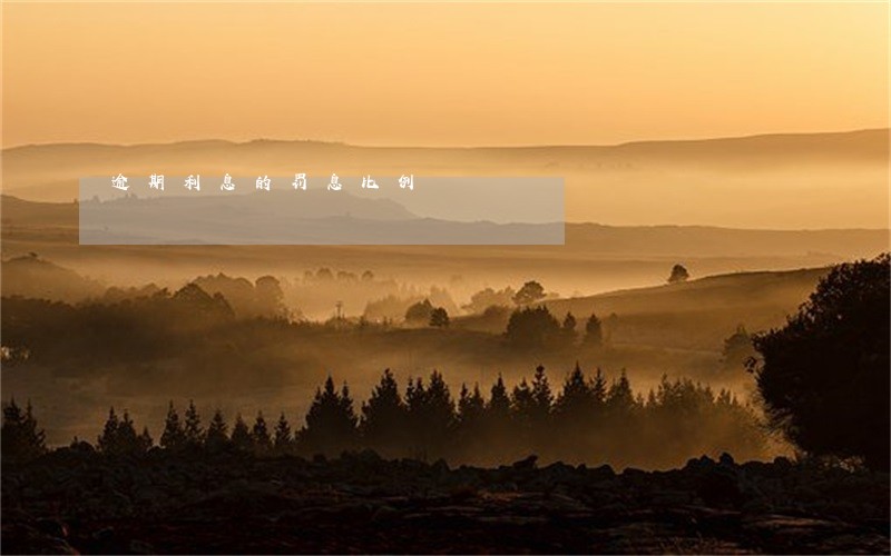 逾期利息的罚息比例 逾期利息的罚息比例