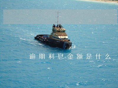 逾期利息金额是什么