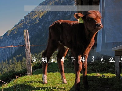 逾期利率下降了怎么办 逾期利率下降了怎么办