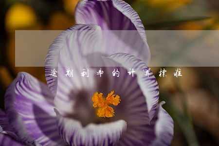 逾期利率的计算标准