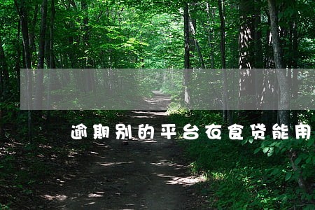 逾期别的平台衣食贷能用么 逾期别的平台衣食贷能用么
