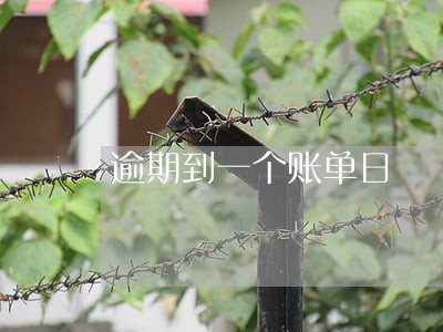 逾期到一个账单日 逾期到一个账单日