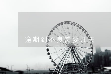 逾期到不良需要几天