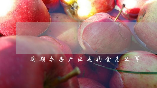 逾期办房产证违约金怎么算