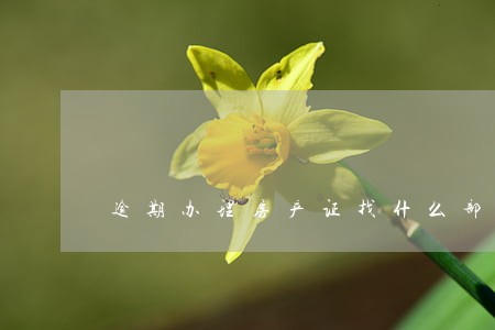 逾期办理房产证找什么部门 逾期办理房产证找什么部门