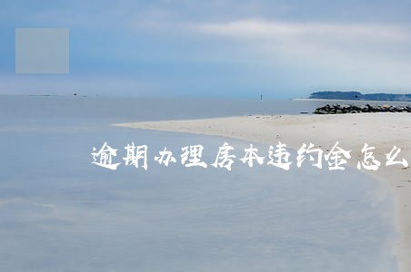 逾期办理房本违约金怎么解决 逾期办理房本违约金怎么解决