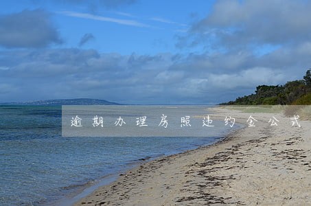 逾期办理房照违约金公式 逾期办理房照违约金公式