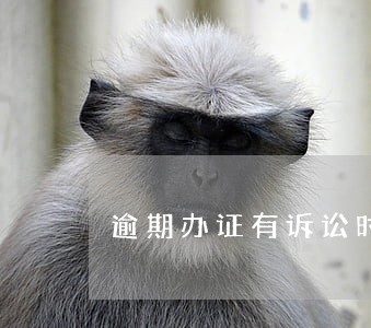 逾期办证有诉讼时效吗 逾期办证有诉讼时效吗