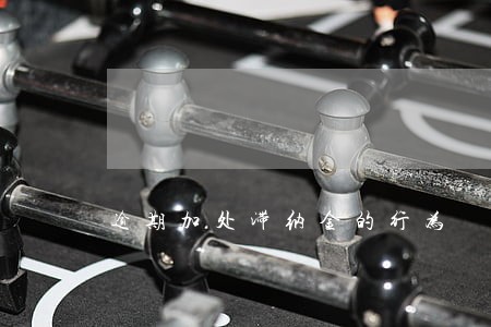 逾期加处滞纳金的行为 逾期加处滞纳金的行为