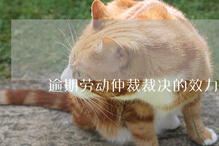 逾期劳动仲裁裁决的效力 逾期劳动仲裁裁决的效力