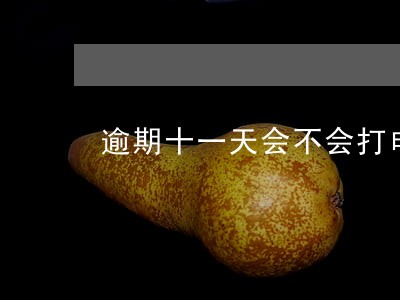 逾期十一天会不会打电话给通讯录 逾期十一天会不会打电话给通讯录