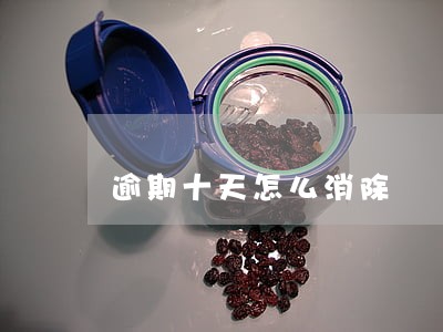 逾期十天怎么消除