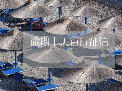逾期十天百行征信 逾期十天百行征信