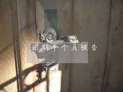逾期半个月被告 逾期半个月被告