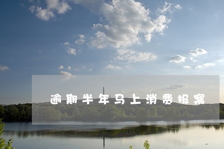 逾期半年马上消费报案 逾期半年马上消费报案