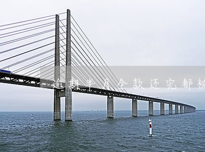 逾期半月全款还完都被冻结