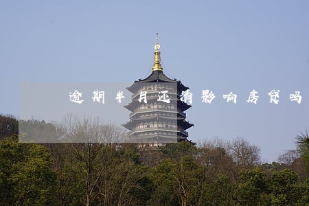 逾期半月还清影响房贷吗 逾期半月还清影响房贷吗
