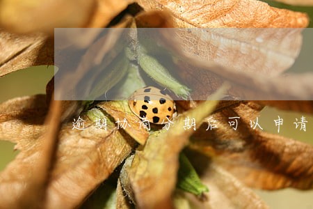 逾期协商分期后可以申请退息吗 逾期协商分期后可以申请退息吗