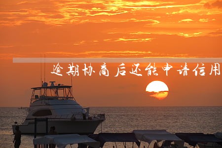 逾期协商后还能申请信用卡 逾期协商后还能申请信用卡